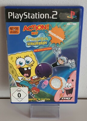 PlayStation 2  PS 2  Action mit Sponge Bob und seinen Freunden OVP+Anl.   A8584