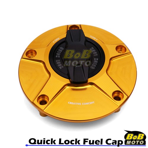 CNC FCR Keyless Fuel Tank Gas Cap For Yamaha FJR1300 Niken XSR900 Super Tenere - Picture 18 of 27