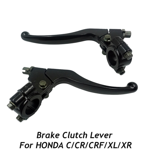 Brake Lever Perch Clutch for HONDA C/CR/CRF/XL/XR Black Aluminium Alloy Pit Dirt - Picture 9 of 14