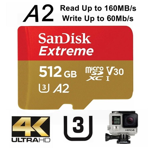 SanDisk Extreme Micro SD Card 32GB 64G 128GB 256GB Dash Cam Support 4K UHD GoPro - Picture 8 of 15