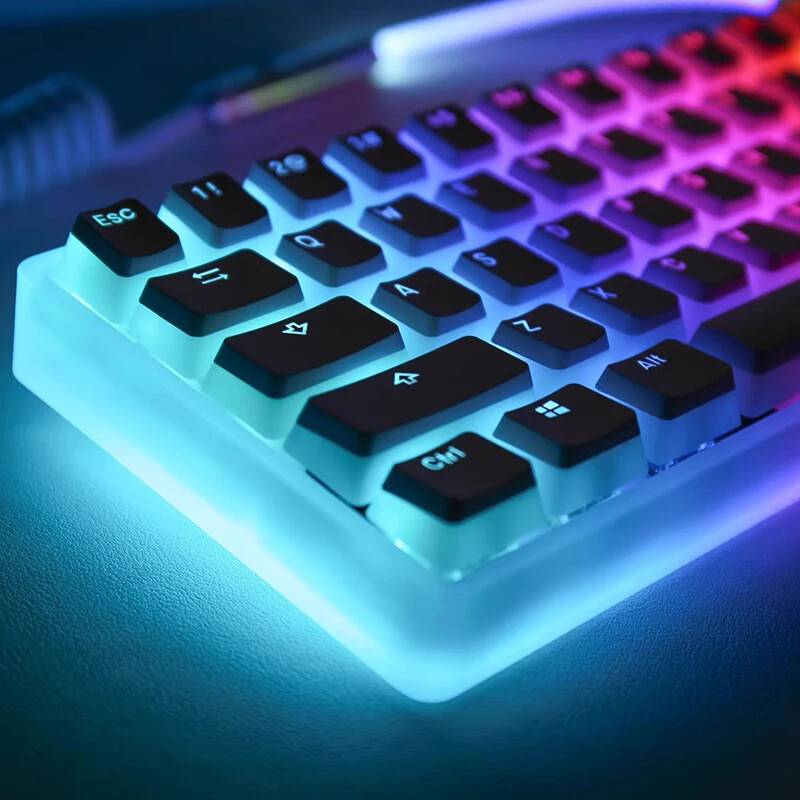 129-Key Double Shot ISO Backlit Keycaps for Mechanical Keyboards