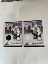 2010-11 VINCENT LECAVALIER PINNACLE CITY LIGHTS 2 Cards JERSEY  36 044 463/499 