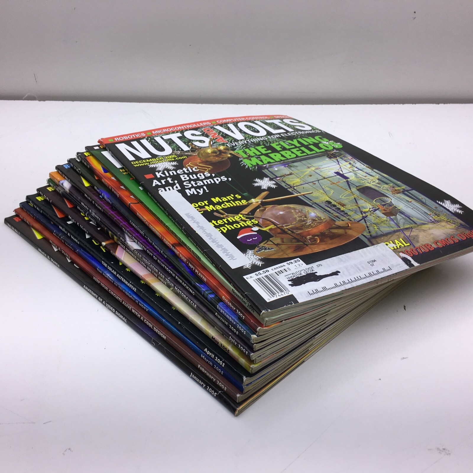 Nuts and Volts Magazine 2005 All 12 issues. eBay