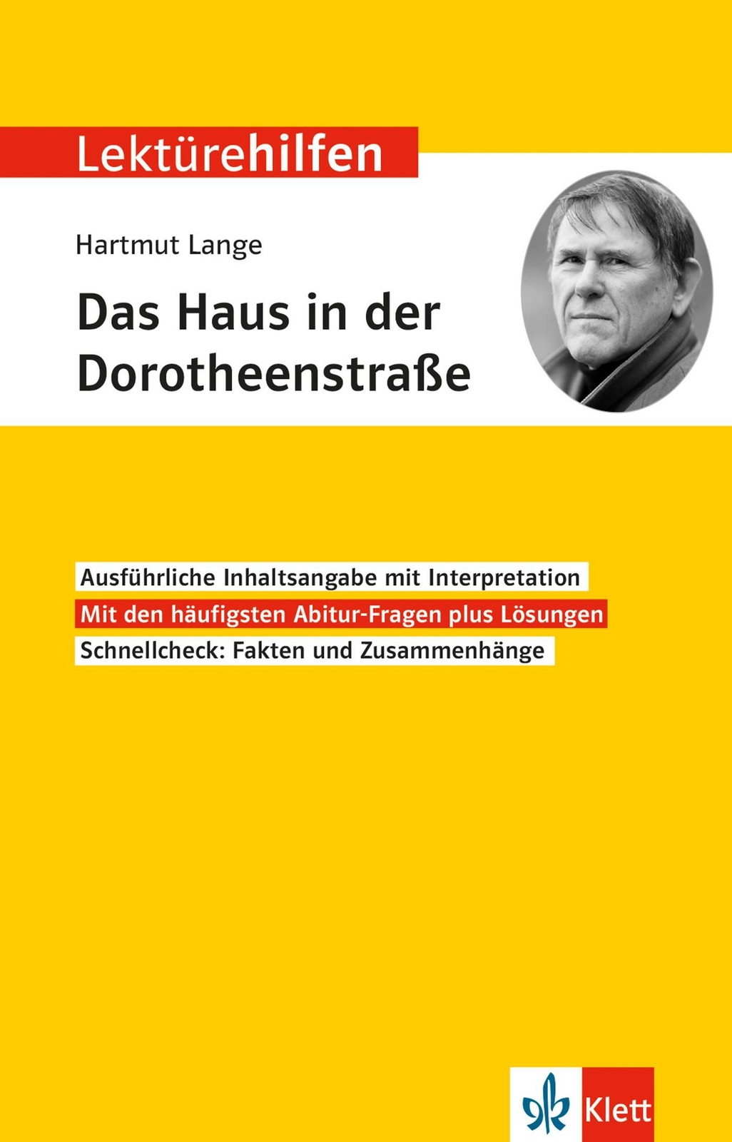 Thumbnail - Lektürehilfen Hartmut Lange Das Haus In Der Dorotheenstraße | Hartmut