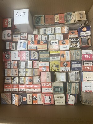 Lot of 85+ NOS Boxed Vintage Various Brands Radio/TV Vacuum Tubes