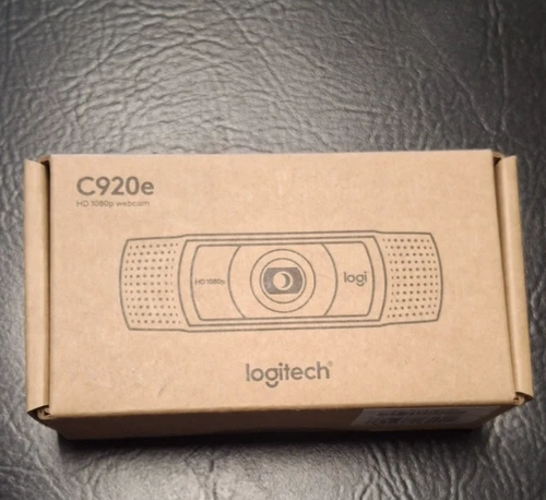 Logitech C920e Webcam - Black 1080p Business Webcam. New in Sealed Box!