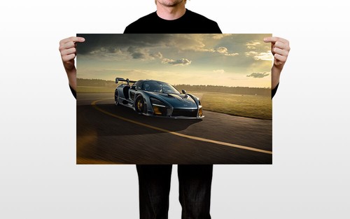 McLaren Senna Sport Car Fast Driving Decor Wall Print - POSTER 20x30 - Picture 3 of 4