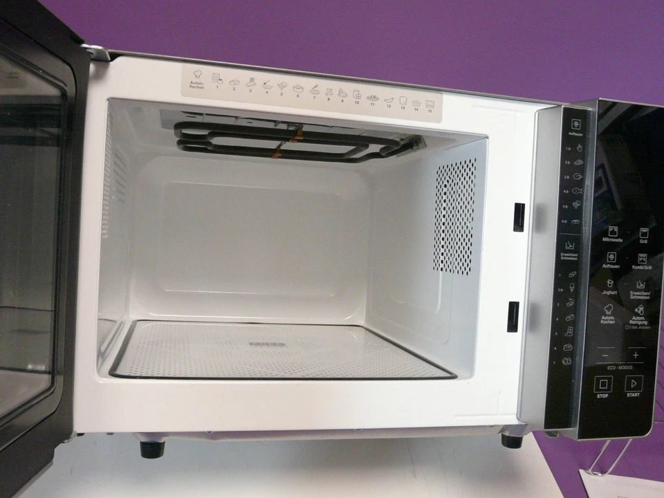 Bauknecht MF 203 SB Kombi 800W Mikrowelle Extra Space Grill Joghurt Funktion,25L - Bild 2 von 4