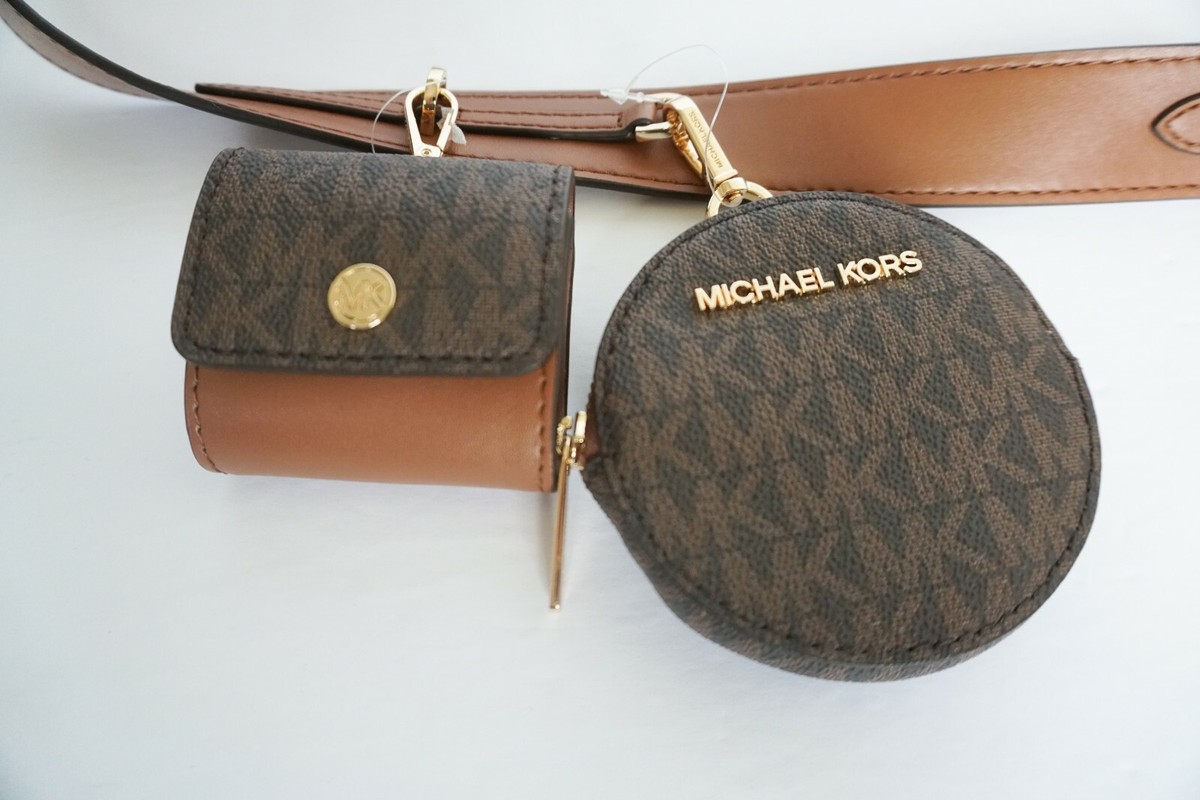 MICHAEL KORS JET SET SMALL CROSSBODY BAG WITH TECH ATTACHED MK  