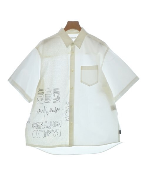 Casual Newspaper printing Mandarin Collar Blouses Casual Newspaper printing Mandarin Collar Blouses