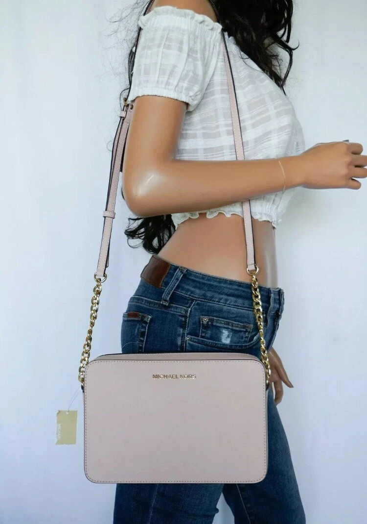 MICHAEL Michael Kors 'jet Set Travel' Crossbody Bag in Pink