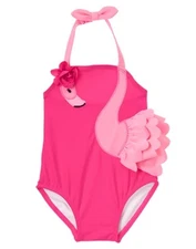 NWT Gymboree Tiny Tropics Flamingo swimsuit Baby 3-6,6-12, 12-18M