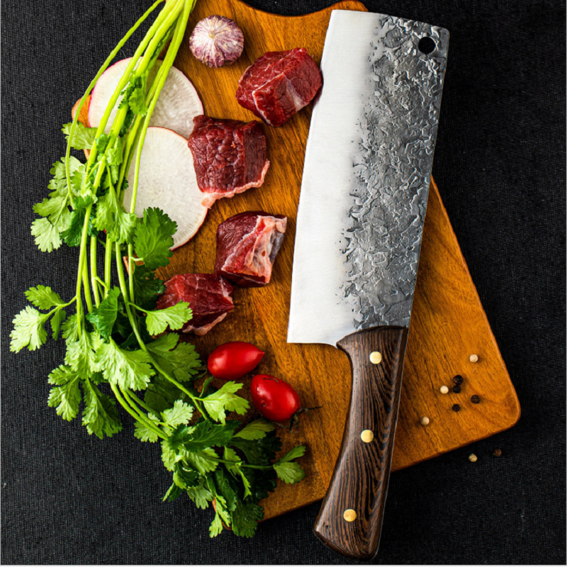 Chef Knife 7inch Nakiri Knife High Carbon Steel Vegetable Cleaver