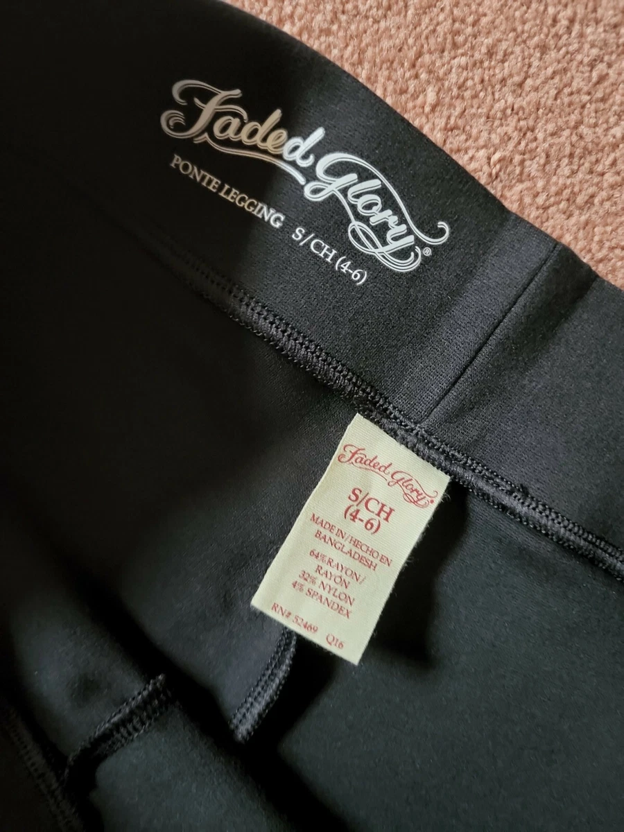 Faded glory top ponte leggings