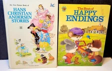 Vtg Storybooks Hans Christian Andersen Stories The Best Of Happy Endings 1985-86