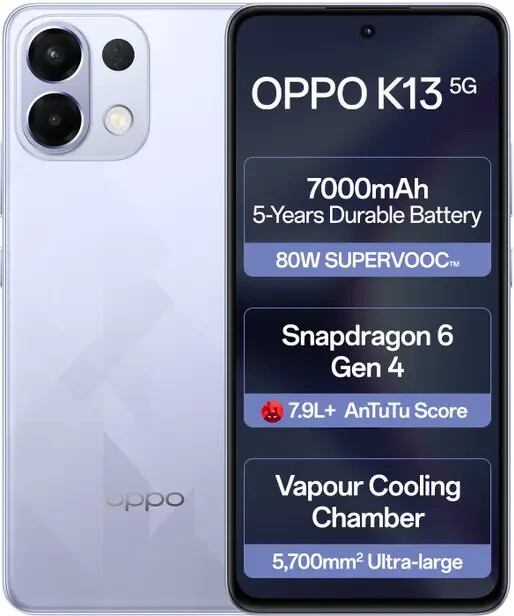 OPPO - knk OPPO K13 5G with 7000mAh Battery-Factory Unlocked-Dual SIM