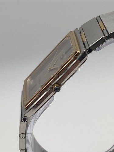 Seiko Dolce Vintage Uhr Gold Plated Dial/Bezel Silver Band 9521-5010 Japan - Bild 3 von 12