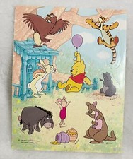 Disney, Winnie the Pooh and Friends Vintage Character Sticker Sheet, 1990