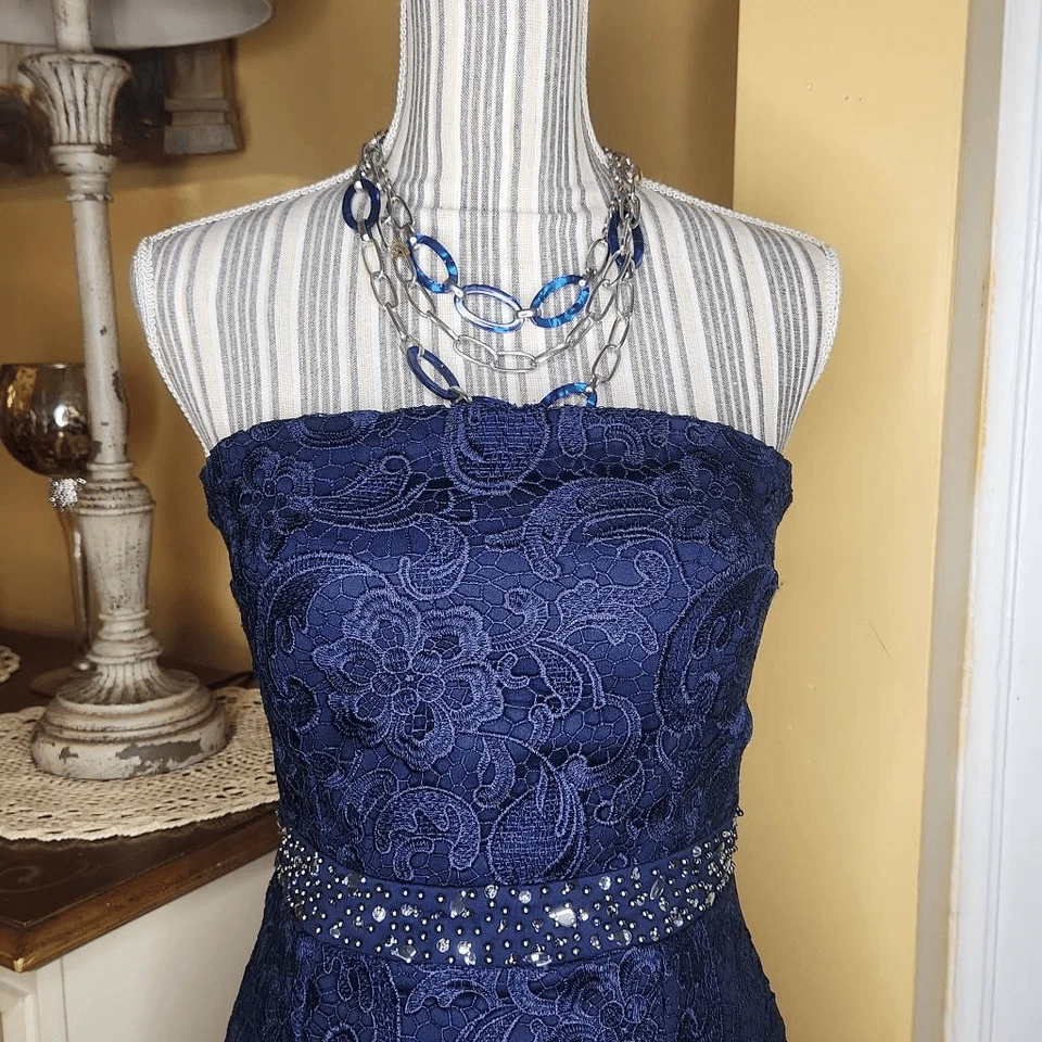 Маленькая хозяйка без бретелек вечернее платье женский размер 6 - Изображение 2 из 4