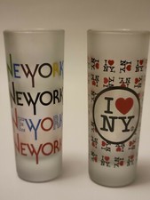 2 Souvenir NYC Shot Glasses