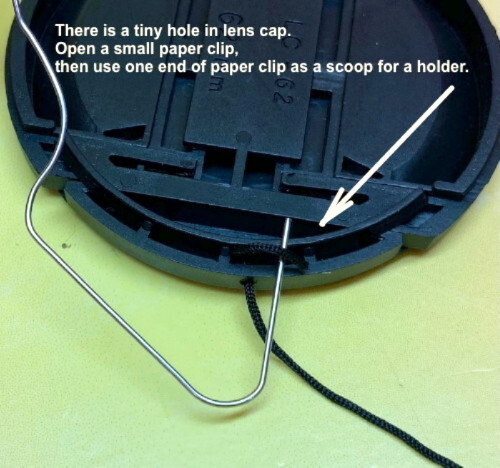 FRONT SNAP ON LENS CAP TO KODAK CAMERA Z650 Z710 Z740 ZD710 EASYSHARE + HOLDER  - Picture 5 of 13