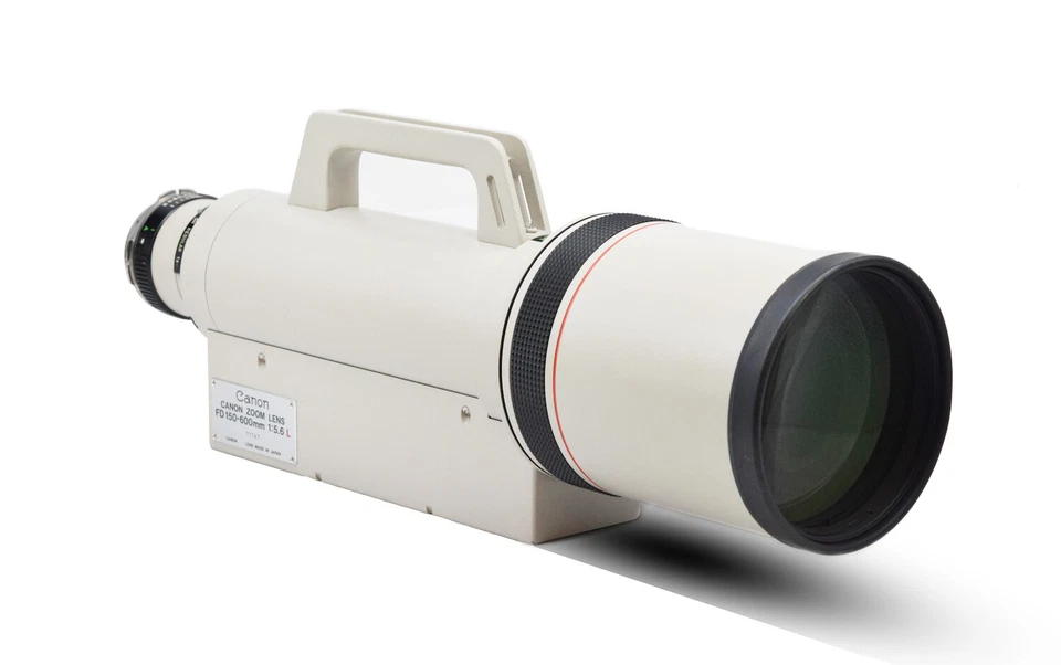 Lente zoom Ex+ Canon FD 150-600 mm f/5,6 L modificada a montaje PL #HK9986X Foto 3 de 4