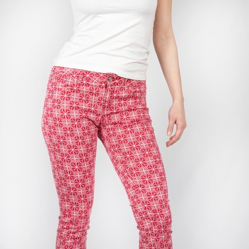 The Kooples Paris, THE BAROQUE DENIM, GIRL trousers, size 24, MSRP 145 EURO - Picture 2 of 5