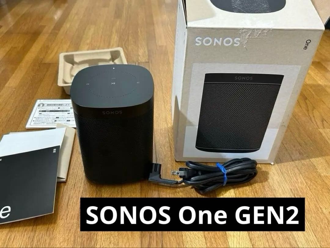 Sonos One Voice-controlled Wireless Smart Speaker Gen 2 Black for