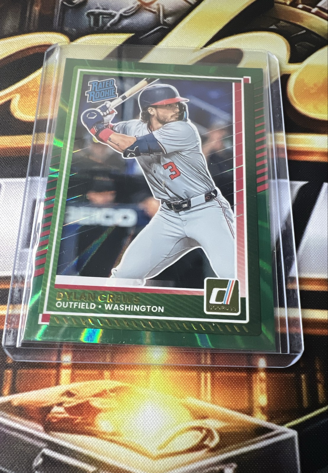 2025 Panini Donruss - Dylan Crews #54 Green Lazer (RC)