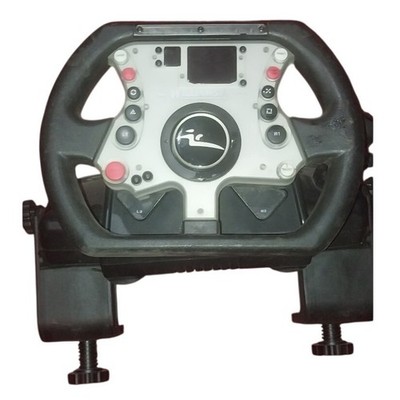Saitek PC Steering Wheel & Pedals Racing Controller USB Tested Working