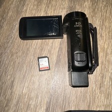 Canon Vixia HD Camcorder VIXIA HF R800  64GB SD card Cracked Screen