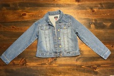 The Children's Place Girls' Blue Jean Denim Jacket Size XL 14 Medium Wash 