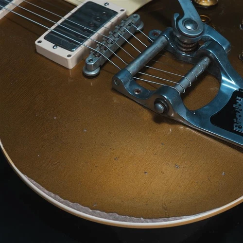 Gibson Custom Shop Murphy Lab 1957 Les Paul Standard W/Bigsby Heavy Aged Gold Sa