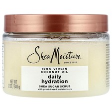 Daily Hydration Shea Sugar Scrub, 100 Virgin Coconut Oil, 12 oz 340 g