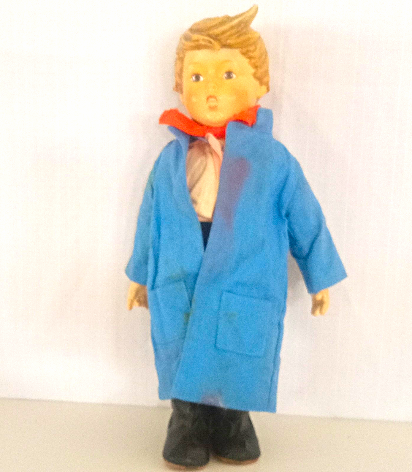 Goebel Hummel M.J. Hummel Postman Figurine Cloth Coat Hand Painted Signed 1983