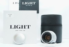 Almost Unused Light Lens Lab 35mm f2 8 elements Lens Silver For Leica M JAPAN