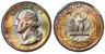 1932 Toned Washington Quarter NGC MS 65 * Star Gorgeous Toning Philadelphia Washington