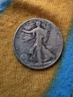 1937 Half Dollar Coin 90% Silver Walking Liberty