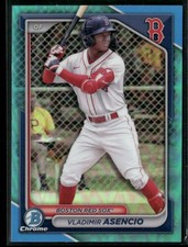 2024 Bowman Draft #BDC-149 Vladimir Asencio Chrome Sky Blue Refractor