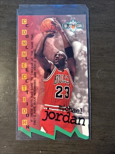 1995-96 Fleer Jam Session Connection Collection Die Cut #D13 Michael Jordan