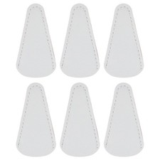 6Pcs Scissor Sheath, 2.9"x1.5" PU Leather Scissor Cover Protector, Gray White