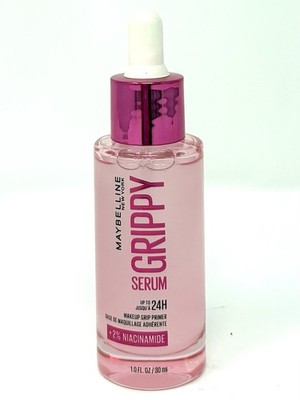 Maybelline Grippy Serum 24Hr Face Makeup Grip Primer + 2% Niacinamide 1oz/30ml