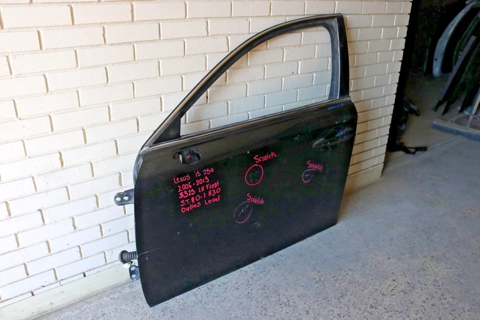 2006 2013 LEXUS IS250 LEFT SIDE FRONT DOOR SHELL OEM Foto 2 de 4