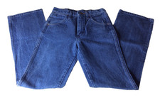 VTG 80s Wrangler Blue Jeans 25.5"x31" High Waist 935NAV Dark Wash Western Cowboy