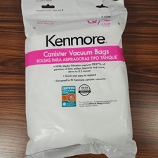 Kenmore 53291 Q/C Vacuum Bags 2 Pack HEPA Filtration Replacement Bags New