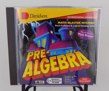 Davidson Math Blasters Mystery Pre-Alegebra for Win 95/3.1 and Mac FREE SHIP 