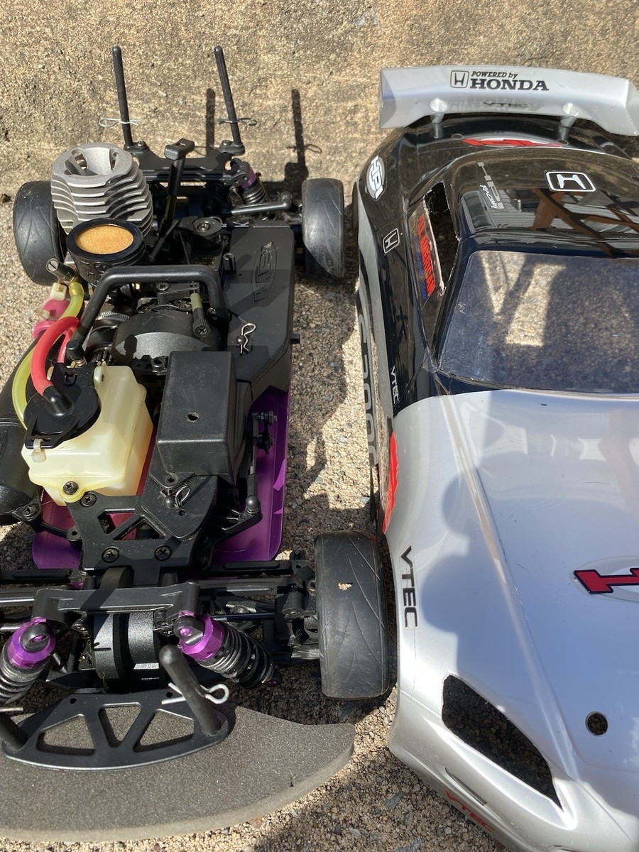 HPI Nitro RS4-3 Nitro 3 With T-15 Engine Runs Rare Honda S2000
