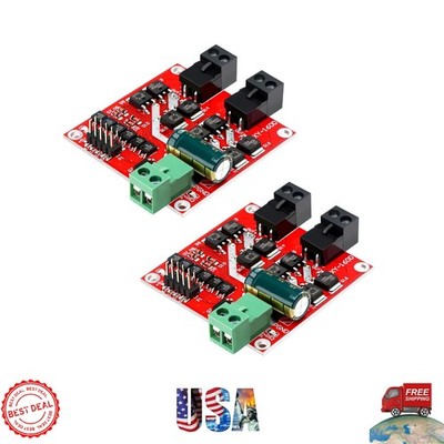 2x L298 DC Motor Driver Boards - 7A Dual H Bridge Controller for 6.5V-27V Motors