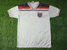 ENGLAND TEAM 1980/1983 2019 FOOTBALL SHIRT JERSEY HOME SCORE DRAW REMAKE SIZE L