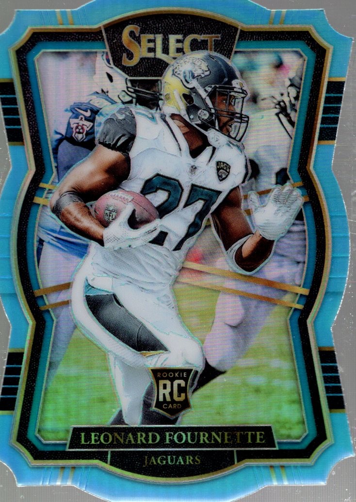2017 Select Prizm Light Blue #117 Leonard Fournette /99 - FB